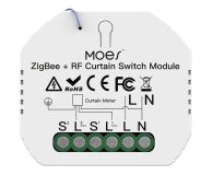 MOES Inteligentny sterownik rolet Zigbee + RF - 1323842 - zdjęcie 1